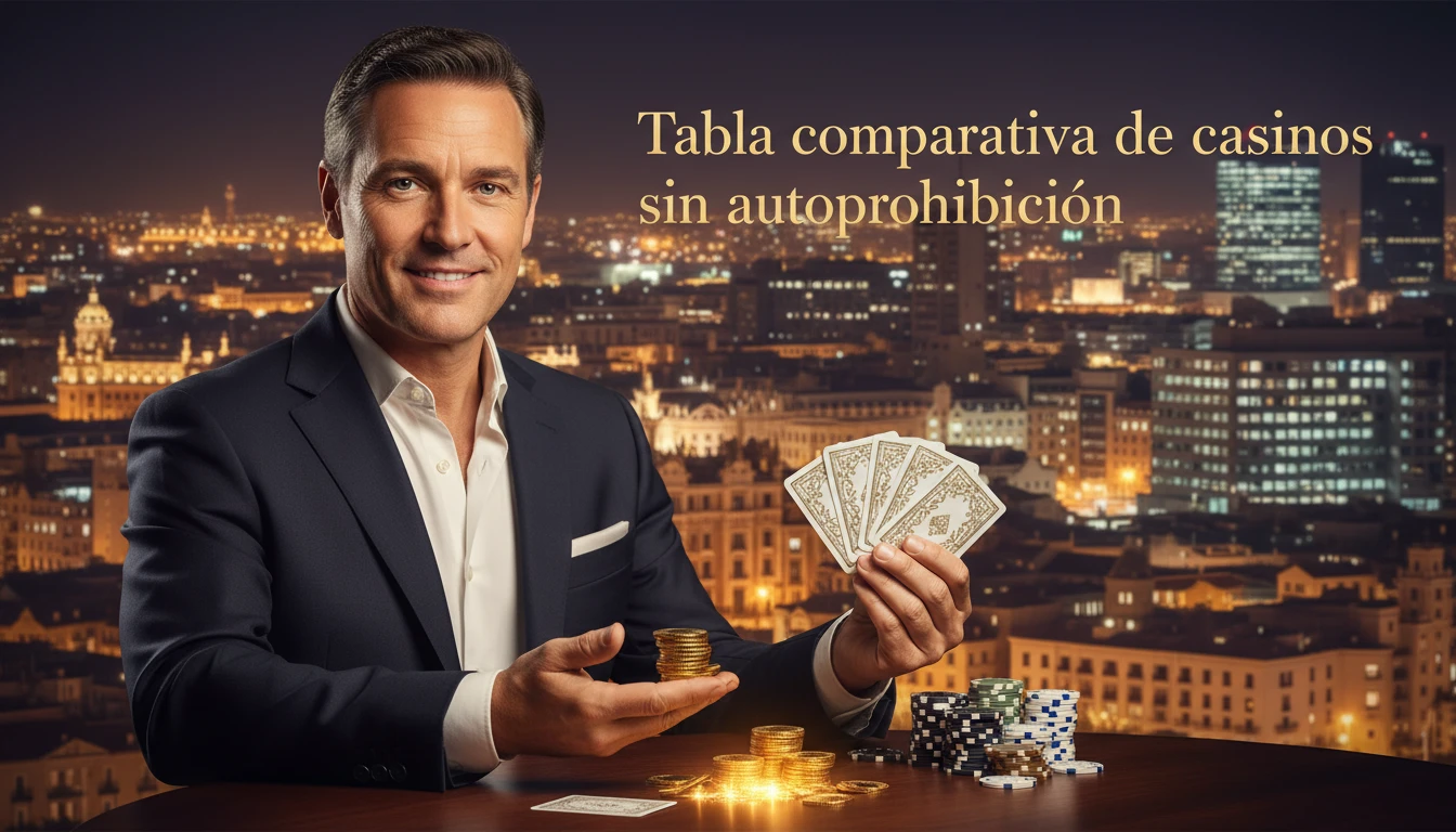 Tabla comparativa de casinos sin autoprohibición