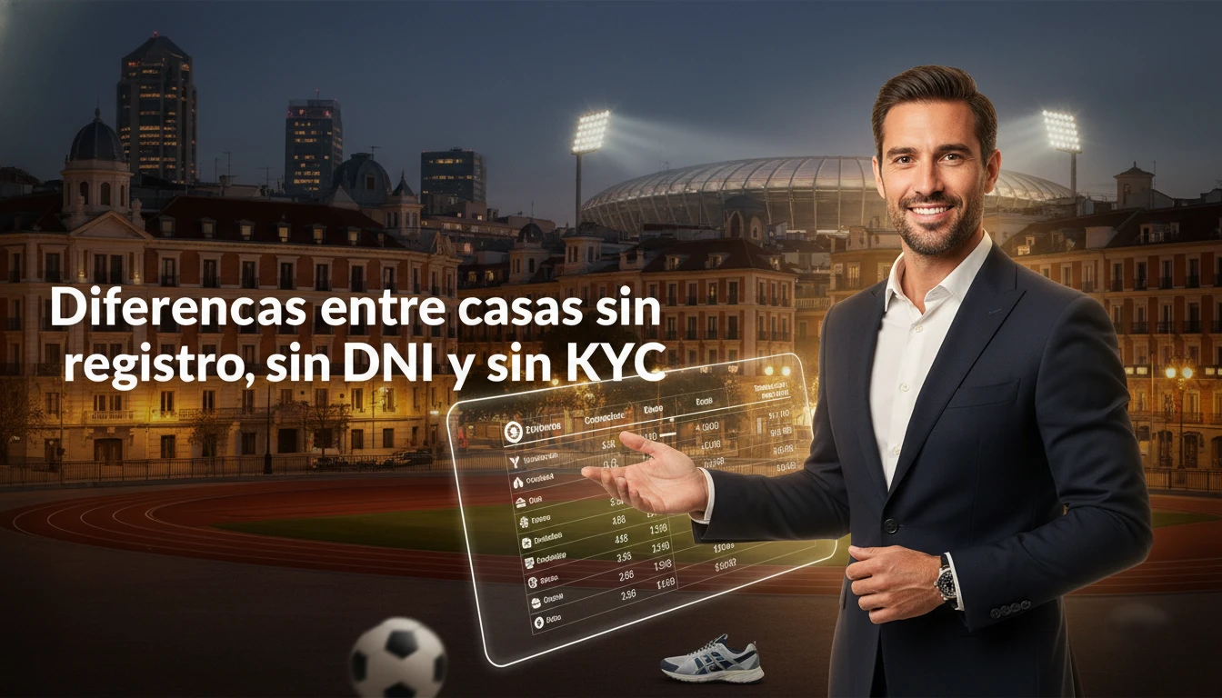 Diferencias entre casas sin registro, sin DNI y sin KYC
