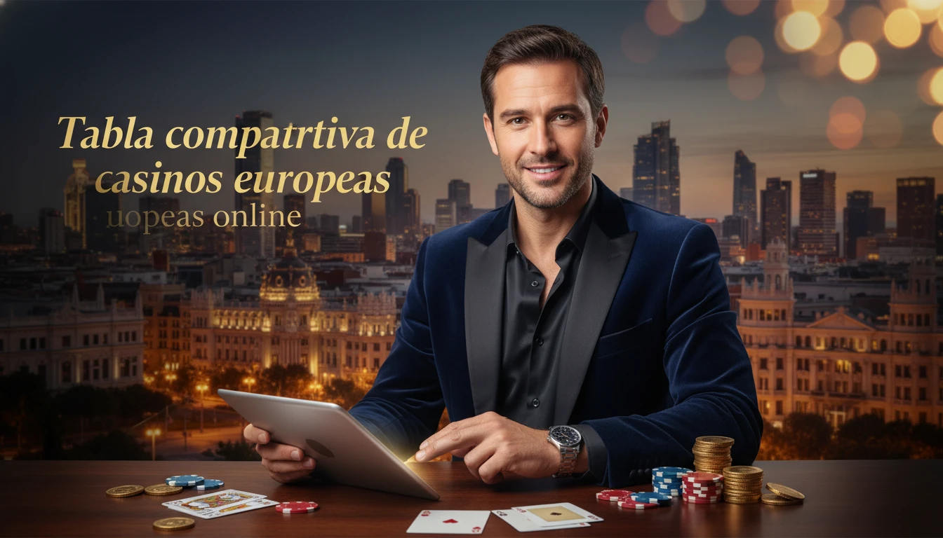 Tabla comparativa de casinos europeos online