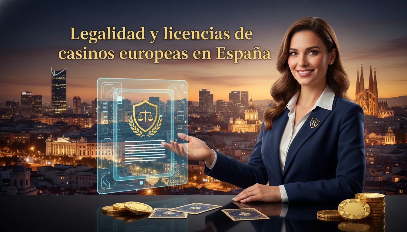 Legalidad y licencias de casinos europeos en España