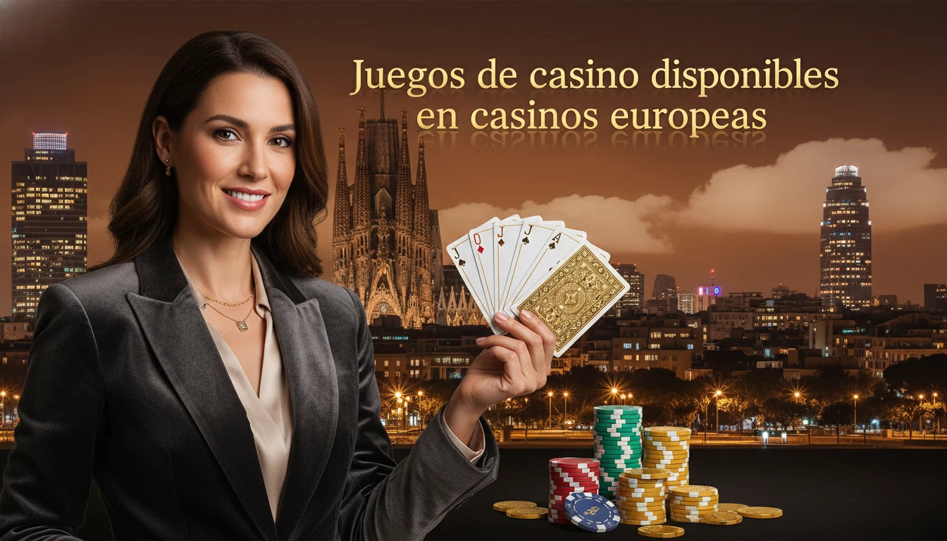 Juegos de casino disponibles en casinos europeos