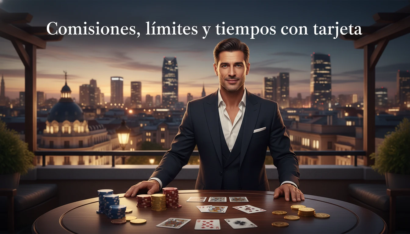 Comisiones, límites y tiempos con tarjeta